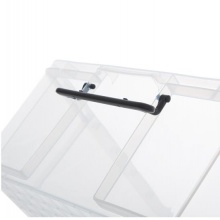 禧天龍 X-6031 塑料收納整理箱 655*441*230mm 透明 43L