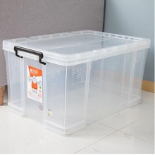 禧天龍 X-6170 塑料收納整理箱 655*430*340mm 透明 65L