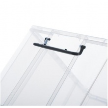 禧天龍 X-6069 塑料收納整理箱 440*298*243mm 透明 20L