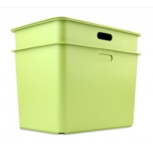 茶花 2887 方形儲物收納盒帶蓋 20L 