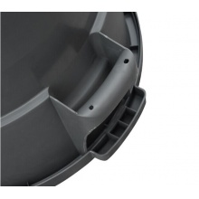 白云 AF07508 圓形大號(hào)垃圾桶(不帶底座）168L 灰色