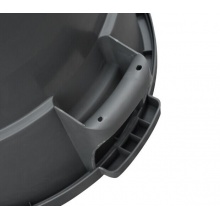 白云 AF07509 圓形大號(hào)垃圾桶(不帶底座）120L 灰色