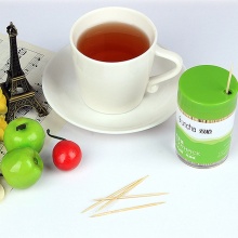 雙槍 YQ1250 竹牙簽 500支/罐