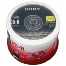 索尼 CD-R 光盤/刻錄盤 48速 700MB（50片裝）