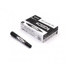 斑馬(ZEBRA) MO-150-MC-BK 大雙頭油性記號筆 黑色 10支/盒