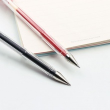 三菱 UM-100 雙珠水筆/啫哩筆 0.5mm 紅色