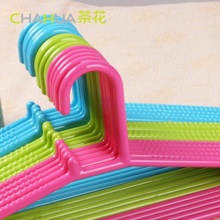 茶花 07081T 防滑塑料衣架 5個/組