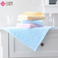 潔麗雅 6415 純棉強(qiáng)吸水舒適面巾 69*33cm