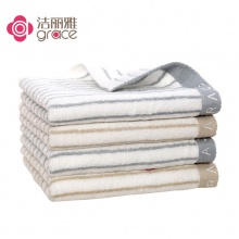 潔麗雅 6450A 純棉強吸水舒適面巾 72*34cm