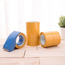 得力 30237 封箱膠帶 48mm*40y 米黃色 6卷/筒