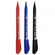 白金 CPM-29 小雙頭油性記號(hào)筆 10支/盒 黑色