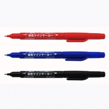 白金 CPM-122 小雙頭記號筆 紅色 10支/盒