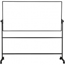 得力 7884 H型雙面白板 900mm*1800mm（含支架）銀灰