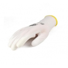 安思爾Ansell 48-125 滌綸PU涂層手套 8碼 白色 12副/打 12打/箱