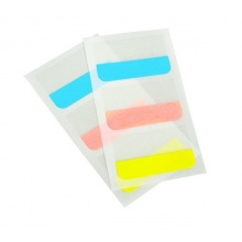 得力 25904 索引標(biāo)簽 28*45mm 混色 3枚/張 10張/包