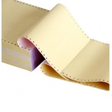 得力佳宣 JS241-5 二等份彩色撕邊電腦打印紙 600頁