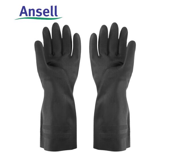 安思爾/Ansell 29-500 氯丁橡膠防化手套 8碼 12副/打