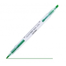 得力 S623 雙頭熒光筆 綠色 12支/盒