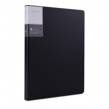 得力 5046 創(chuàng)意型單強力文件夾 A4 黑色