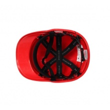 代爾塔/DELTAPLUS 102018 安全帽 建筑工地工程絕緣安全帽 ABS材質(zhì) 紅色