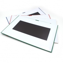 裝得快 JX-504 磁性硬膠套 A4 紅色 10個(gè)/盒