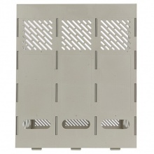 齊心 B2173 穩(wěn)固型三聯(lián)資料架 灰色