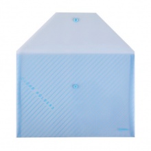 齊心 C330 按扣式文件袋 A4 藍色 10個/包