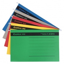 齊心(Comix) A1813 易查找吊掛文件夾 F/C 藍(lán)色 25個(gè)/盒