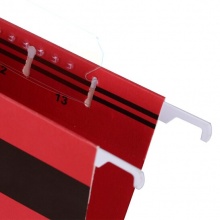 齊心(Comix) A1813 易查找吊掛文件夾 F/C 灰色 25個(gè)/盒