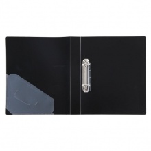 齊心（COMIX）TC532AD 二孔D型文件夾 A4 黑色 1.5寸