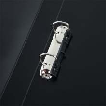 齊心（COMIX）TC532AD 二孔D型文件夾 A4 黑色 1.5寸