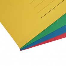 齊心(Comix) A1812 易查找吊掛文件夾 A4 黃色 25個(gè)/盒