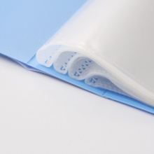 齊心(Comix) PF80AK-1 大容量資料冊(cè) A4 黑色 80頁(yè)