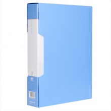 齊心(Comix) PF80AK-1 大容量資料冊 A4 藍色 80頁