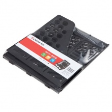 齊心 B2173 穩(wěn)固型三聯(lián)資料架 黑色