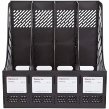 齊心(Comix) B2174 牢固耐用四聯(lián)文件盤 黑色