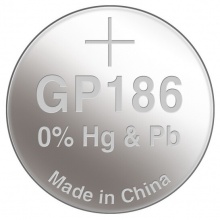 超霸 GP186F-LY 紐扣電池LR43 1.5V 10粒/版