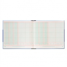 得力(Deli) 3452 銀行存款日記賬 24K 藍色 100頁