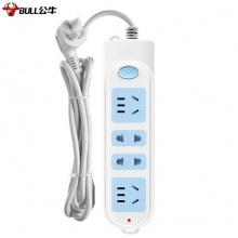 公牛 GN-607 單控四聯(lián)接線板插座 1.8米 新國(guó)際