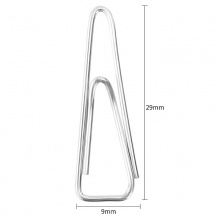 得力 0051 金屬三角回形針 100枚/盒