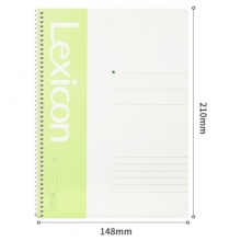 得力 7683 螺旋裝訂本 A5 混色 60頁