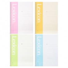 得力 7684 螺旋裝訂本 A5 混色 80頁