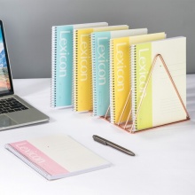 得力 7684 螺旋裝訂本 A5 混色 80頁