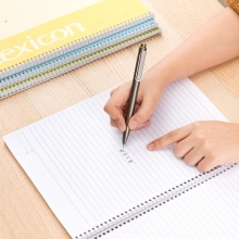 得力 7689 螺旋裝訂本 A4 混色 80頁