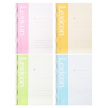 得力 7685 螺旋裝訂本 A5 混色 100頁