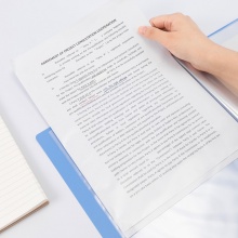 得力 5007ES 資料冊 A4 藍色 100頁