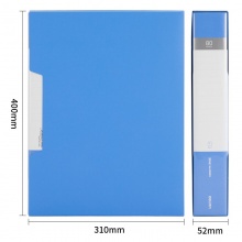 得力 5006ES 資料冊(cè) A4 藍(lán)色 80頁