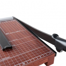 得力 8004 木質(zhì)切紙機(jī) 300*250mm 棕色