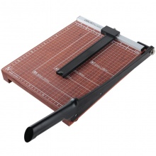 得力 8004 木質(zhì)切紙機(jī) 300*250mm 棕色