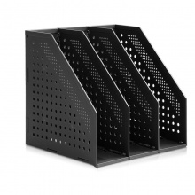 得力 78995 三聯(lián)折疊文件框 深灰